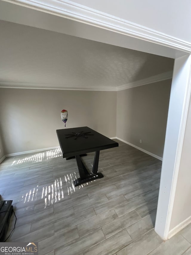 1086 Deshon Trl, Lithonia, GA 30058 - interior space with ornamental molding, baseboards, and wood finished floors