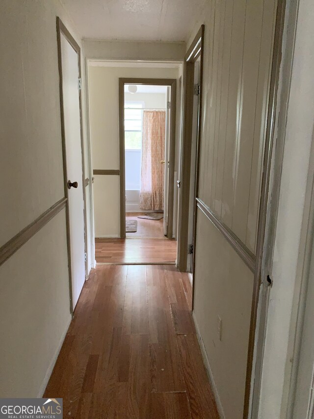 339 Gwenda St, Adrian, GA 31002 - hall with hardwood / wood-style flooring