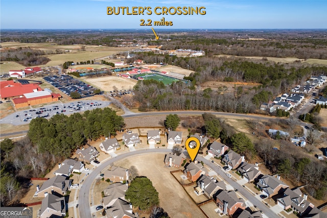 aerial view
