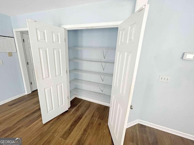 view of closet