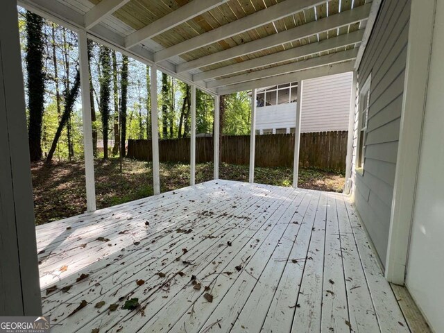 3861 Spring Meadow Dr, Acworth, GA 30101 - view of deck