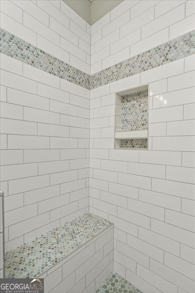 323 S Madison Ave, Monroe, GA 30655 - full bathroom featuring tiled shower