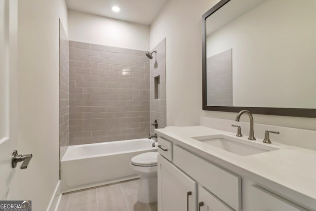 117 Wildwood Dr, Eatonton, GA 31024 - full bath featuring bathing tub / shower combination, vanity, and toilet