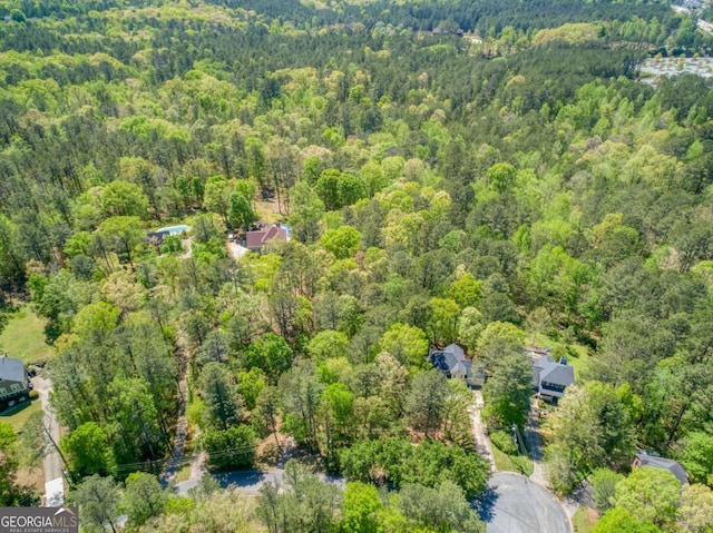 5876 Bridgemont Pl NW, Acworth, GA 30101 - drone / aerial view featuring a view of trees