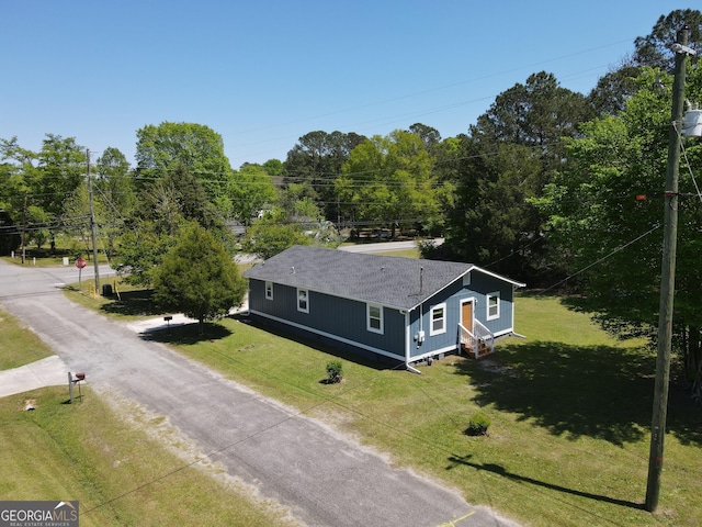 drone / aerial view