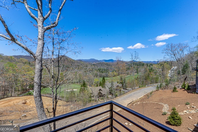 631 Bent Grass, Clayton, GA 30525 - view of mountain backdrop featuring a heavily wooded area