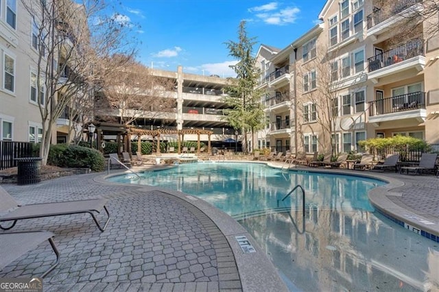 1850 Cotillion Dr Unit 4204, Dunwoody, GA 30338 - pool with a patio area