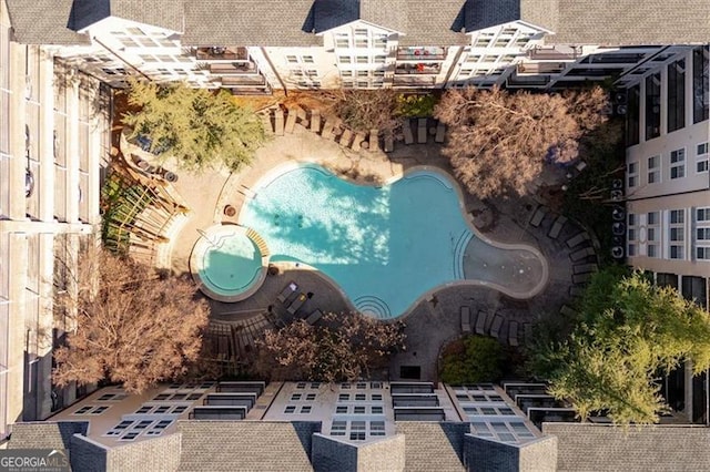 1850 Cotillion Dr Unit 4204, Dunwoody, GA 30338 - drone / aerial view