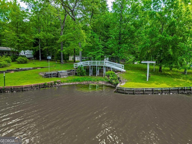 82 Dogwood Ct, Sparta, GA 31087 - view of home's community featuring a water view and a yard