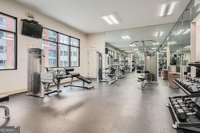 3481 Lakeside Dr NE Unit 1504, Atlanta, GA 30326 - view of exercise room