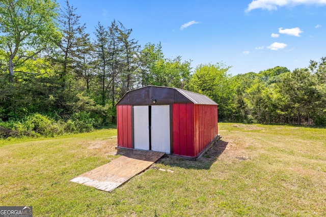 24 Hamilton Dr, Jefferson, GA 30549 - view of shed with a forest view
