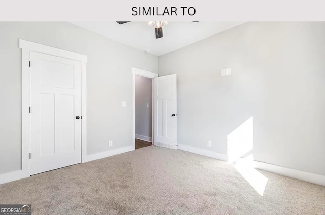 104 Reedy Ct, Perry, GA 31069 - unfurnished bedroom with carpet and ceiling fan