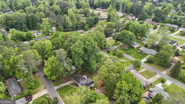birds eye view of property featuring a residential view