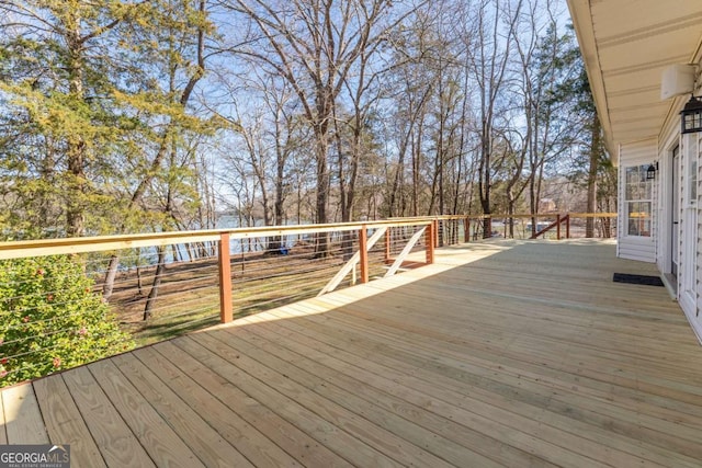 160 Keese Ln, Fair Play, SC 29643 - view of wooden deck