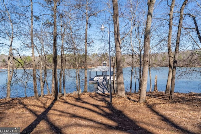 160 Keese Ln, Fair Play, SC 29643 - view of dock with a water view