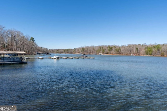 160 Keese Ln, Fair Play, SC 29643 - view of water feature featuring a view of trees and a dock