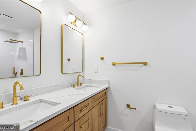 800 Kiowa Dr NE, Marietta, GA 30060 - full bath featuring double vanity and toilet