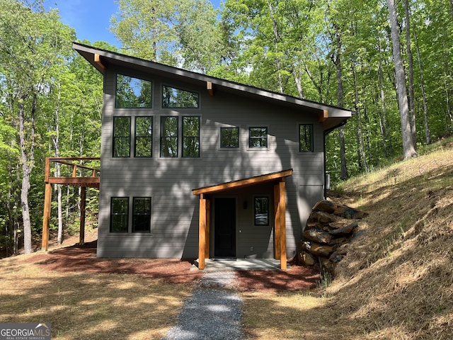 162 Forest Canopy Way, Clayton, GA 30525 - view of contemporary home