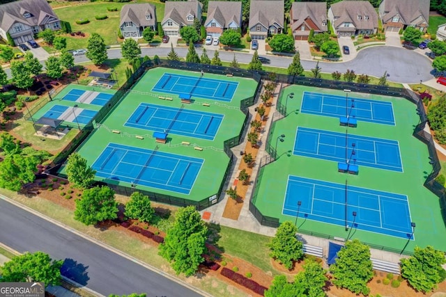 birds eye view of property featuring a residential view
