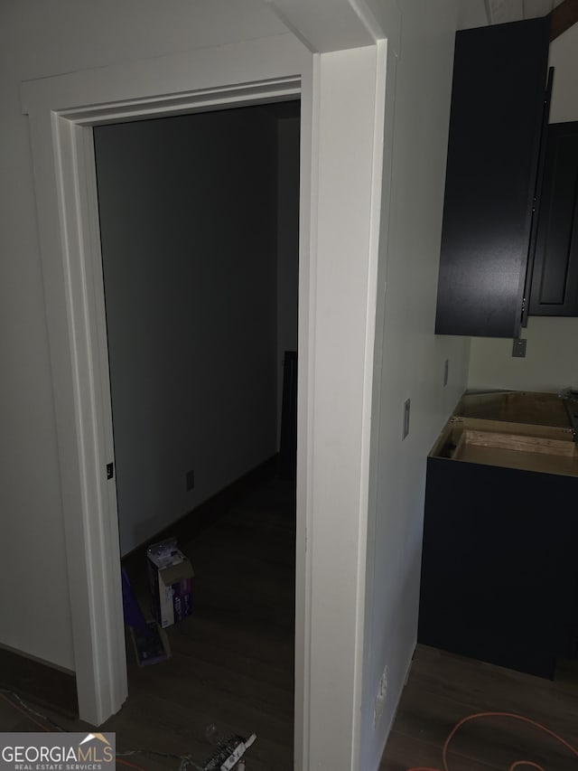 211 Lake Chase Dr N, Griffin, GA 30224 - hall with wood finished floors