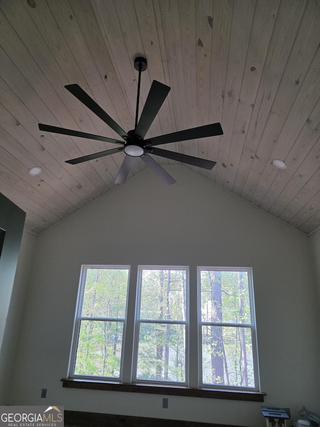 211 Lake Chase Dr N, Griffin, GA 30224 - detailed view of wooden ceiling and ceiling fan