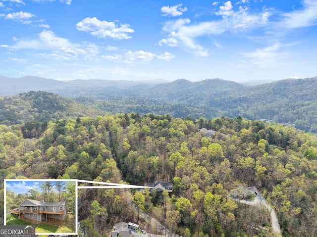 527 Abby, Clayton, GA 30525 - mountain view featuring a heavily wooded area