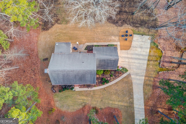 colonial house with a chimney