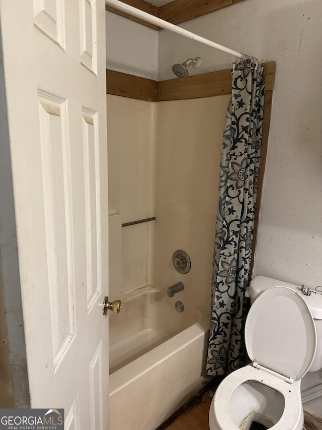 91 Lee Edwards Dr, Lafayette, GA 30728 - full bathroom with shower / bath combo and toilet