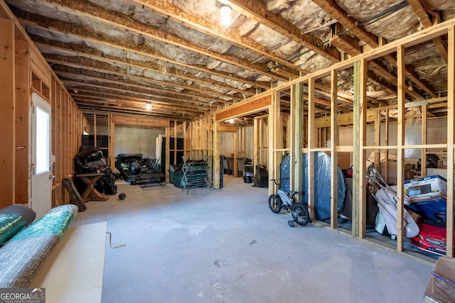 miscellaneous room featuring concrete flooring