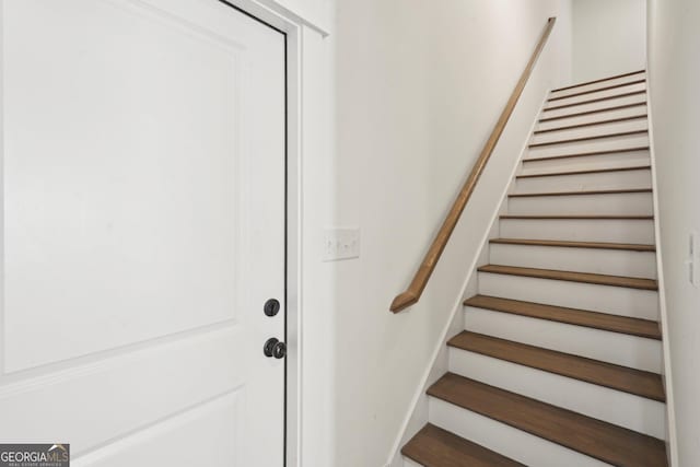 view of stairs