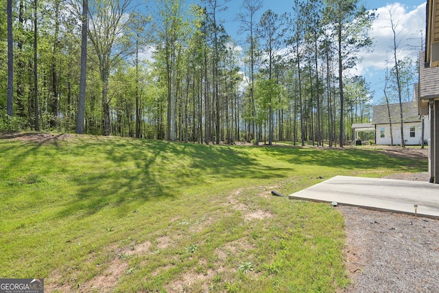 view of yard