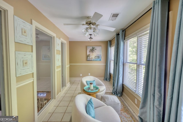 4157 Town Branch Ct SW, Covington, GA 30014 - interior space with a ceiling fan and visible vents
