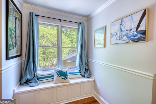 4157 Town Branch Ct SW, Covington, GA 30014 - interior space with crown molding and wood finished floors