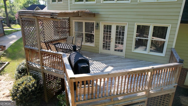 4157 Town Branch Ct SW, Covington, GA 30014 - view of wooden deck
