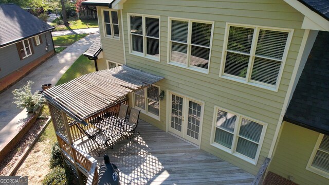 4157 Town Branch Ct SW, Covington, GA 30014 - view of wooden deck