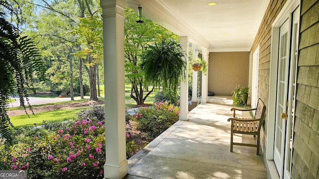 10 Rivermont Dr SW, Rome, GA 30165 - view of patio / terrace featuring covered porch