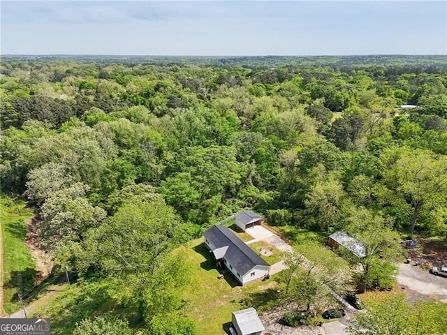 1060 Stephen St, Greensboro, GA 30642 - view of subject property with a heavily wooded area