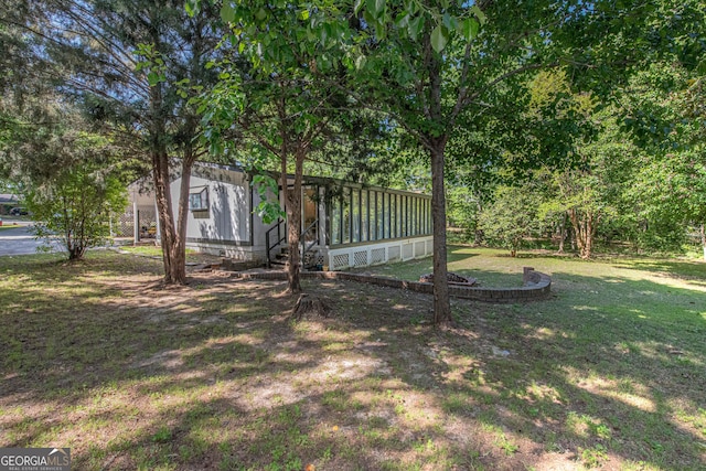 view of yard