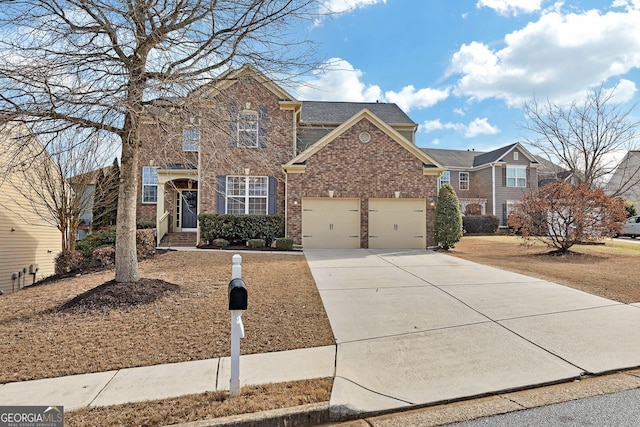 213 Roseman Way, Woodstock, GA 30188 - traditional home with brick siding and driveway