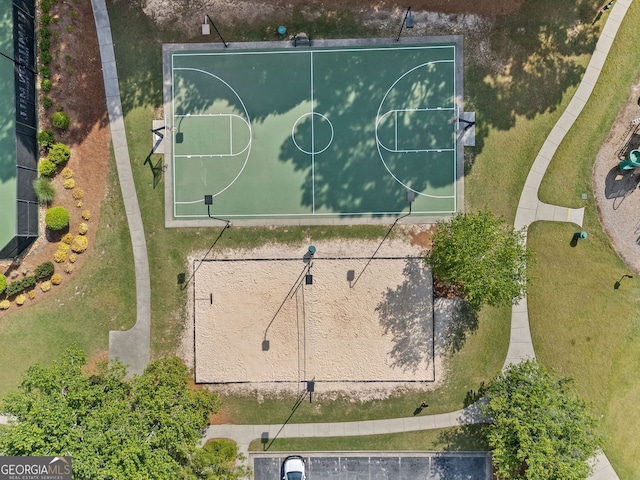drone / aerial view