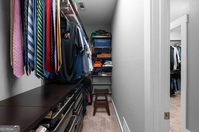 9988 Devonshire St, Douglasville, GA 30135 - spacious closet with visible vents and carpet flooring