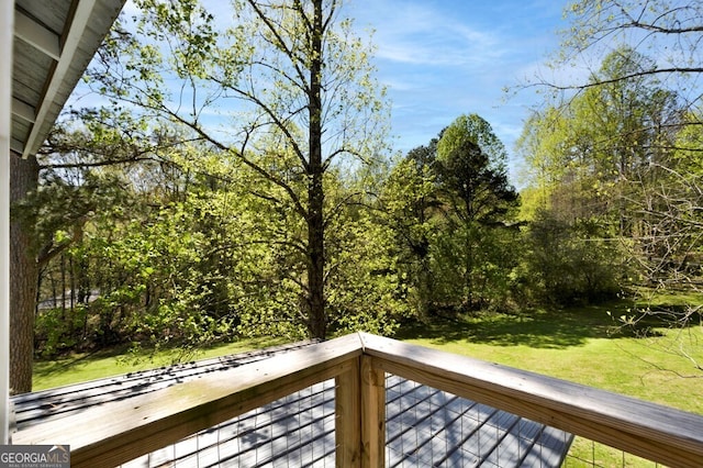 329 Ed King Rd, Blairsville, GA 30512 - wooden deck featuring a yard