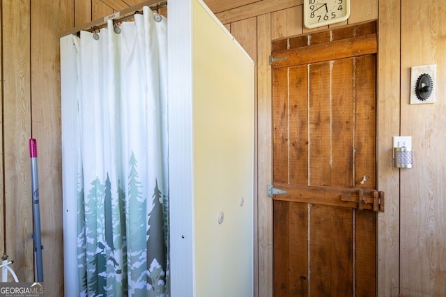 329 Ed King Rd, Blairsville, GA 30512 - bathroom featuring wooden walls