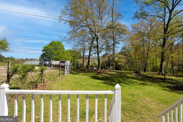 329 Ed King Rd, Blairsville, GA 30512 - view of yard with fence
