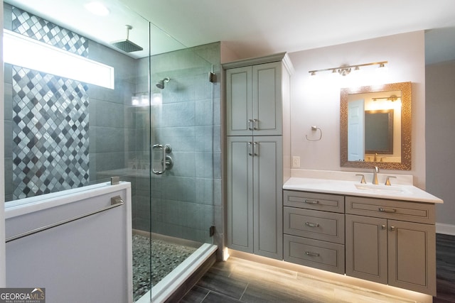 5 Gibson Rd, Newnan, GA 30263 - full bath with tiled shower and vanity