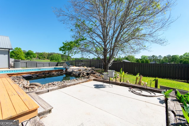 5 Gibson Rd, Newnan, GA 30263 - view of swimming pool with a patio