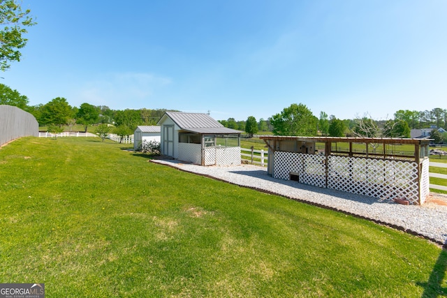 5 Gibson Rd, Newnan, GA 30263 - view of yard with an outbuilding