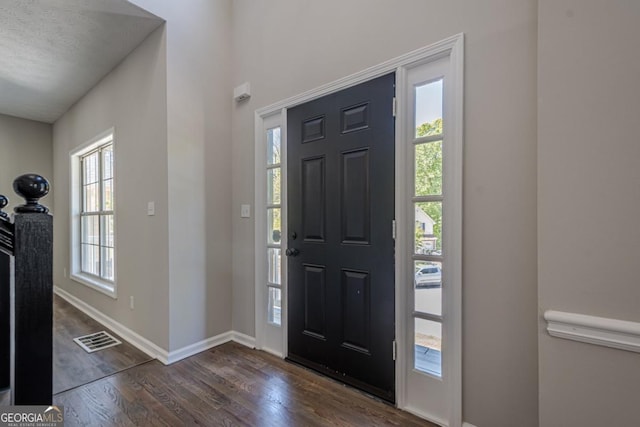 1331 Windage Ct SW, Marietta, GA 30008 - entryway featuring dark wood-type flooring and baseboards