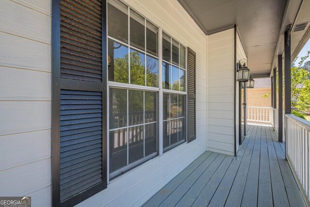 1331 Windage Ct SW, Marietta, GA 30008 - view of wooden porch