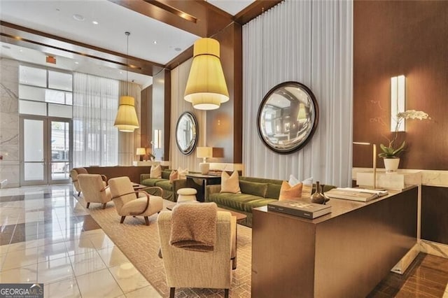 view of community lobby